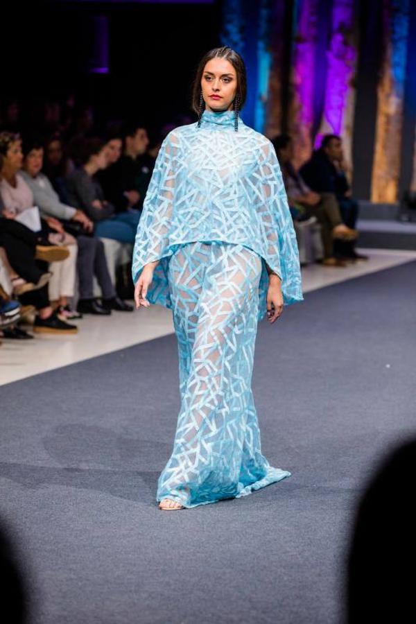 Las colecciones de La nieta de Inés, Rebeca Ruiz, Eder Aurre y la pareja formada por Miguel Gutiérrez y Cristina Lefter cerraron el Encuentro de Nuevos Creadores de Moda de la Pasarela Gasteiz On.