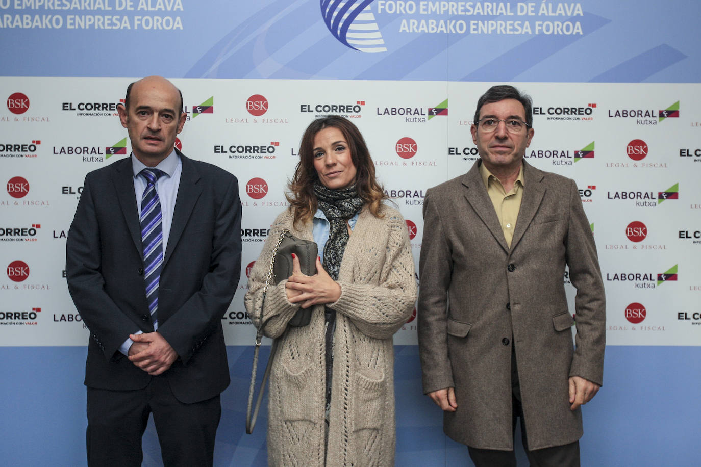 Luis Andrés Bernal, Leire Fernández de Alaiza y Roberto García.