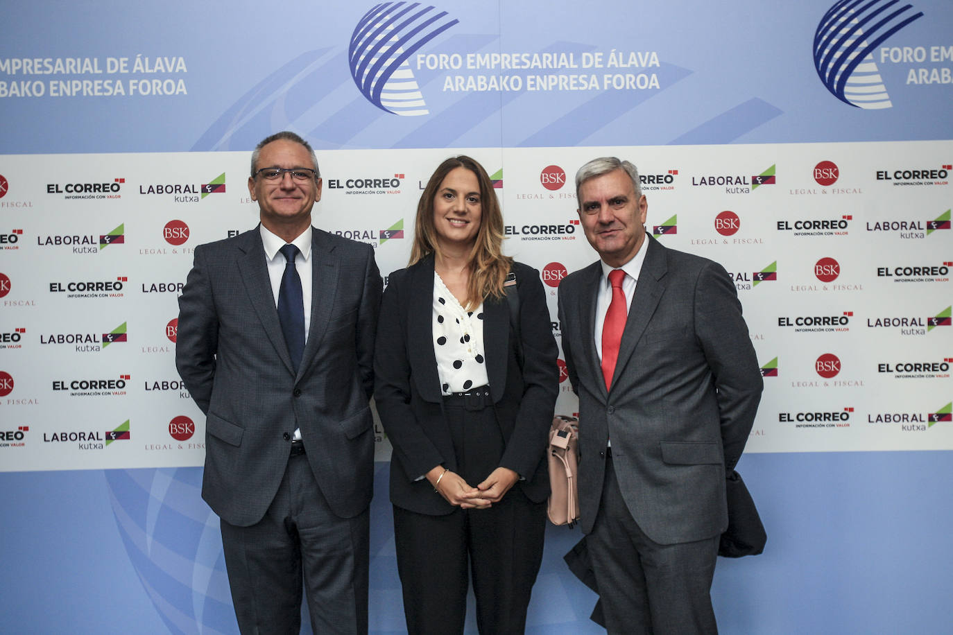 Joseba Gondra, Itxaso Agirre y Gabriel Zabala.