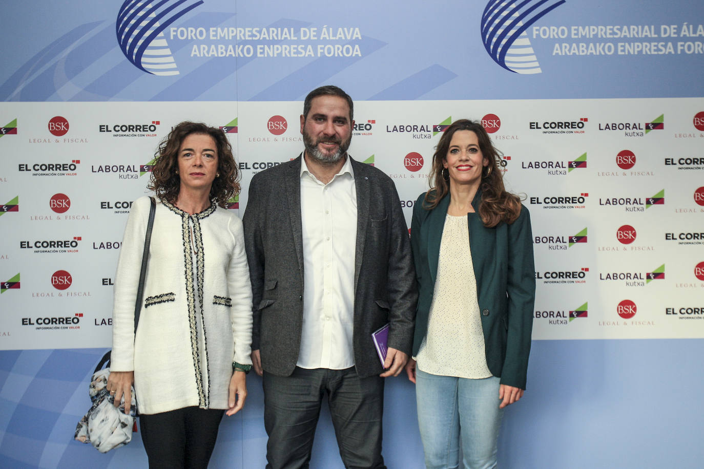 Rosa Peral, Lorenzo Díaz de Apodaca y Maider Etxebarria.