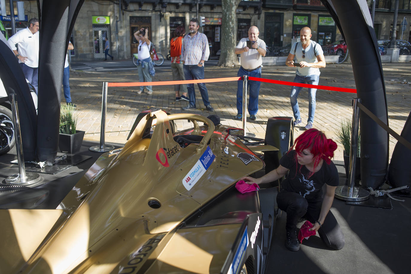 Fotos: Salida del I Eco Rallye en Bilbao