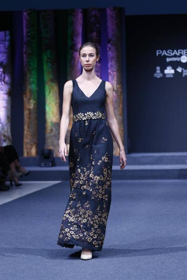 Algunas de las propuestas de La Couture, Atelier Vitoria y Ríos Moda que desfilaron por la Pasarela Gasteiz On. Ríos mostró también moda urbana.