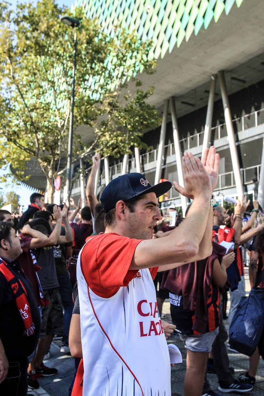 Las fotografías dle partido correspondiente a la cuarta jornada de la Liga Endesa ACB entre los vizcaínos y alaveses