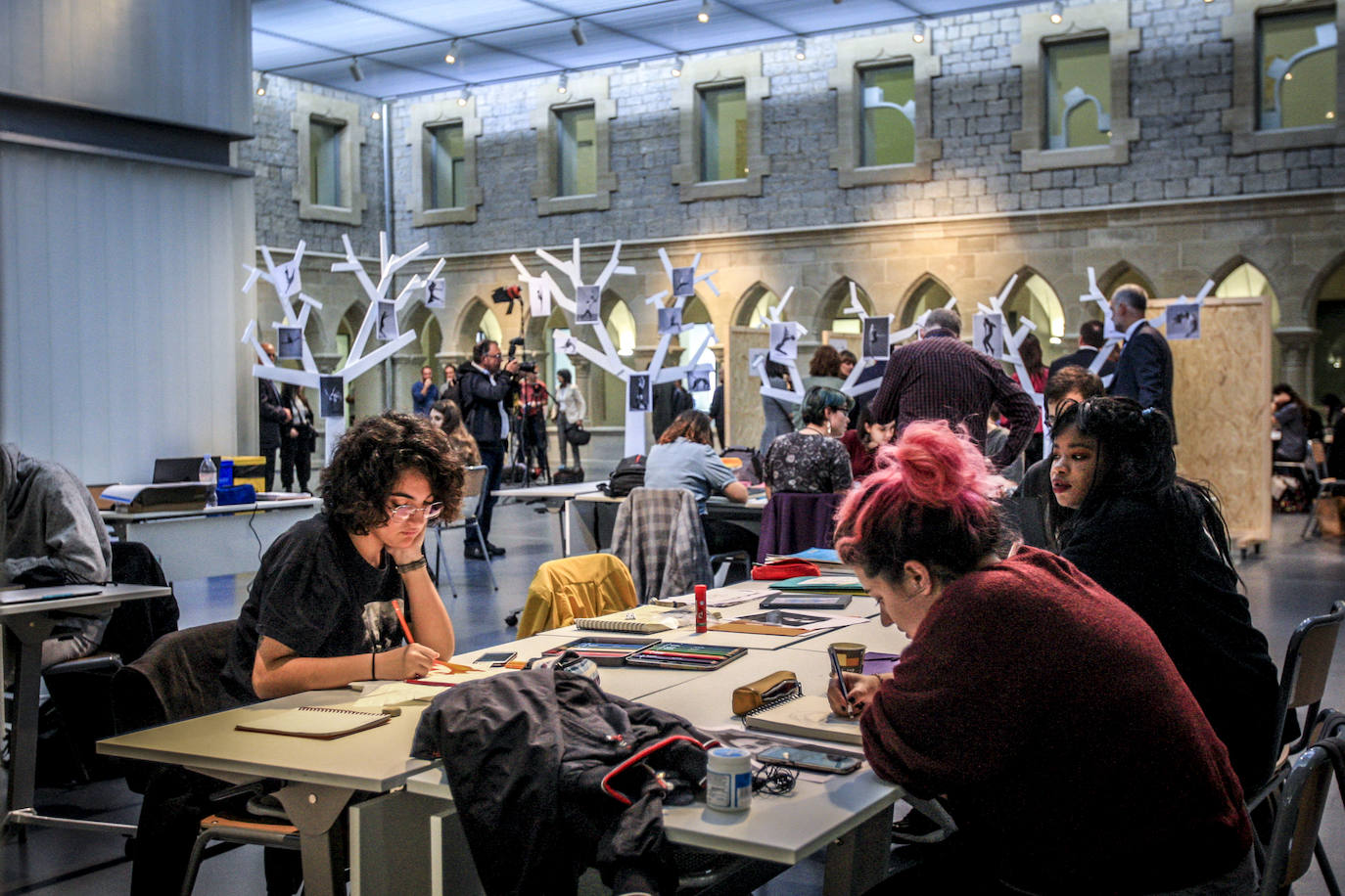 Fotos: Visita a la Escuela de Diseño