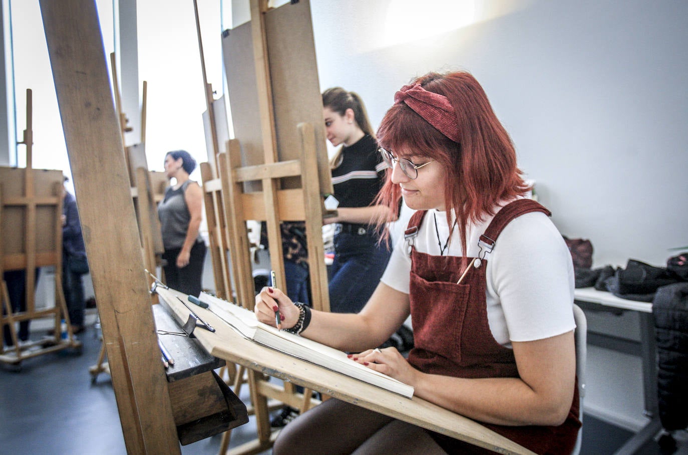 Fotos: Visita a la Escuela de Diseño