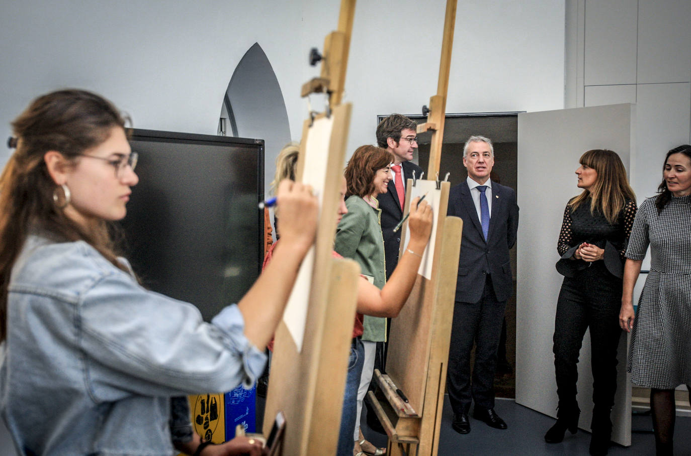 Fotos: Visita a la Escuela de Diseño