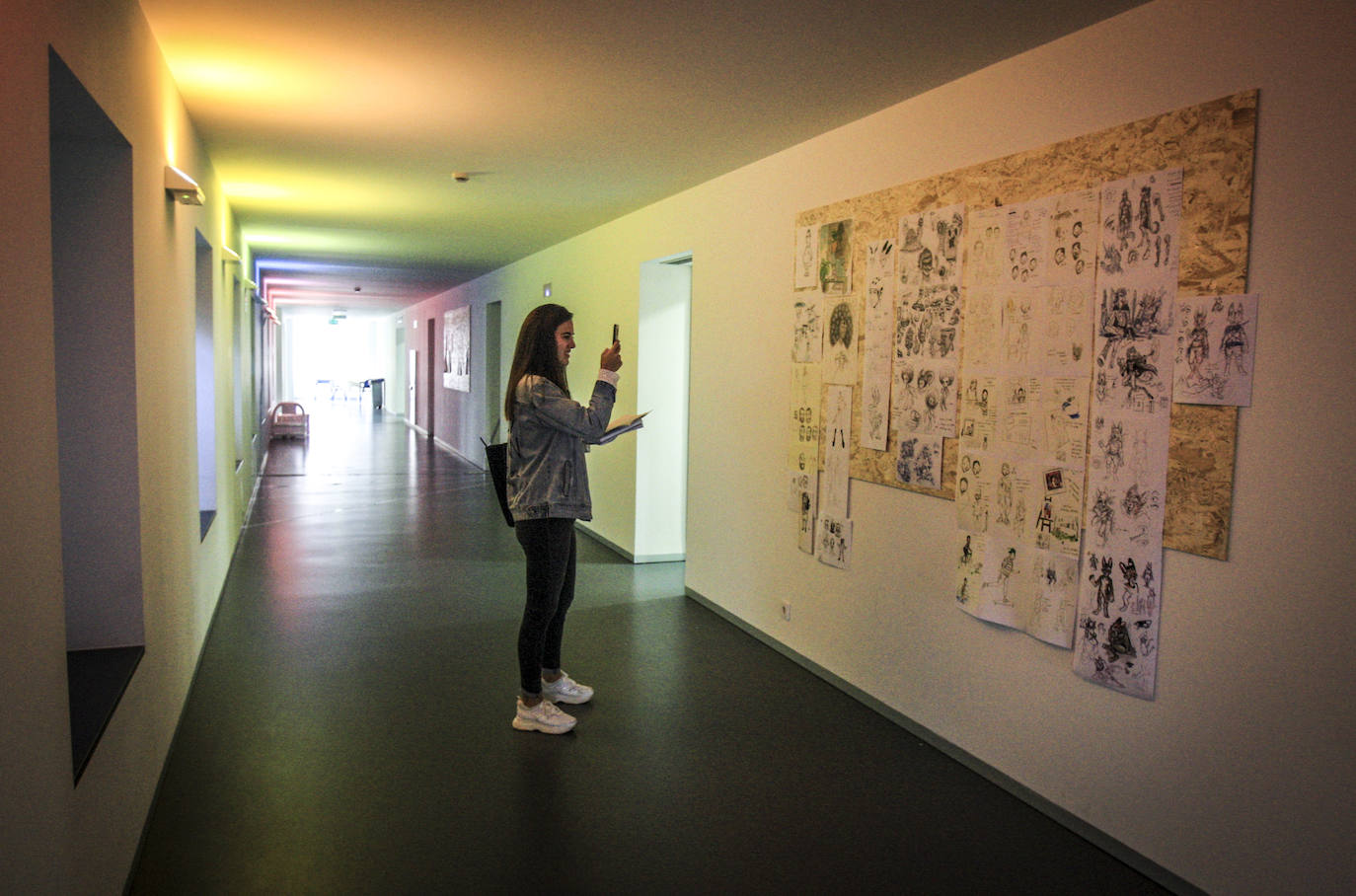 Fotos: Visita a la Escuela de Diseño