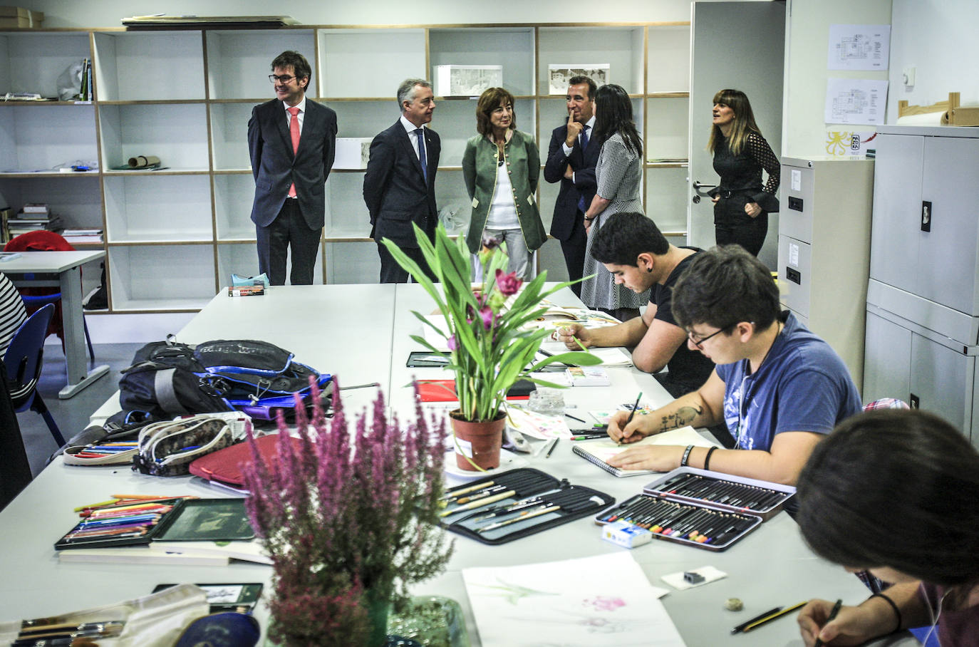 Fotos: Visita a la Escuela de Diseño