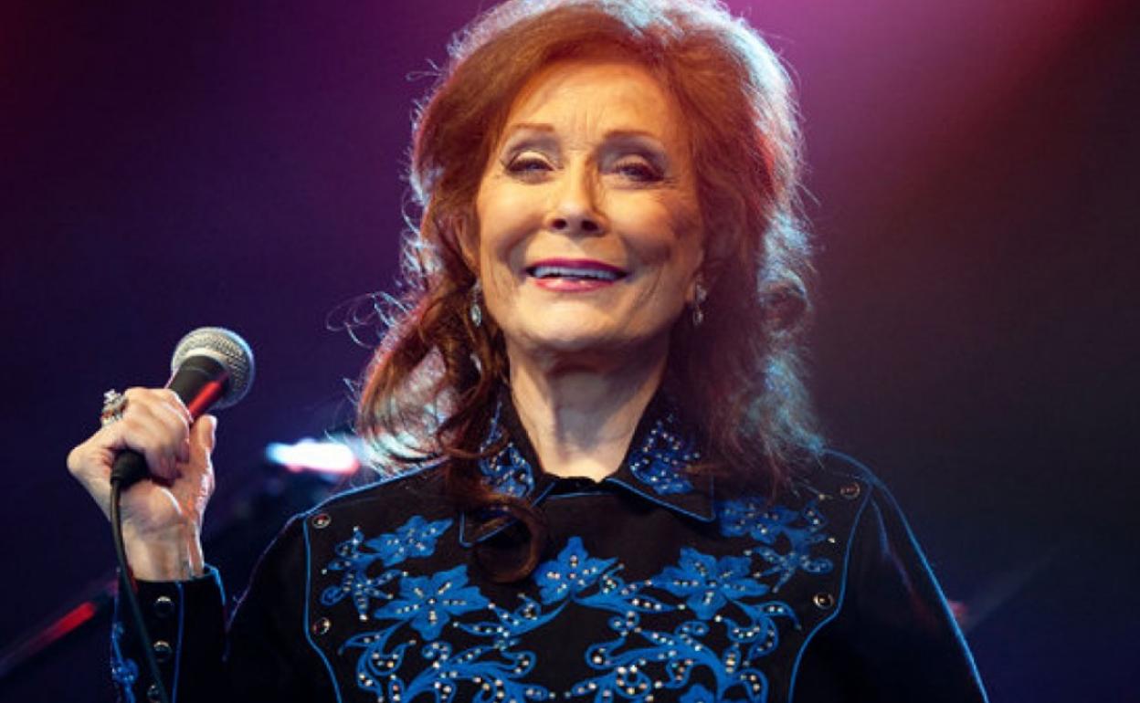 La estrella del country Loretta Lynn.