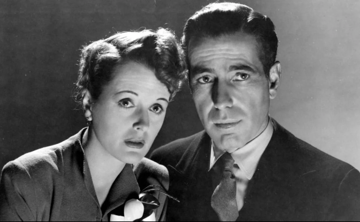 Mary Astor y Humphrey Bogart en El halcón maltés (1941)