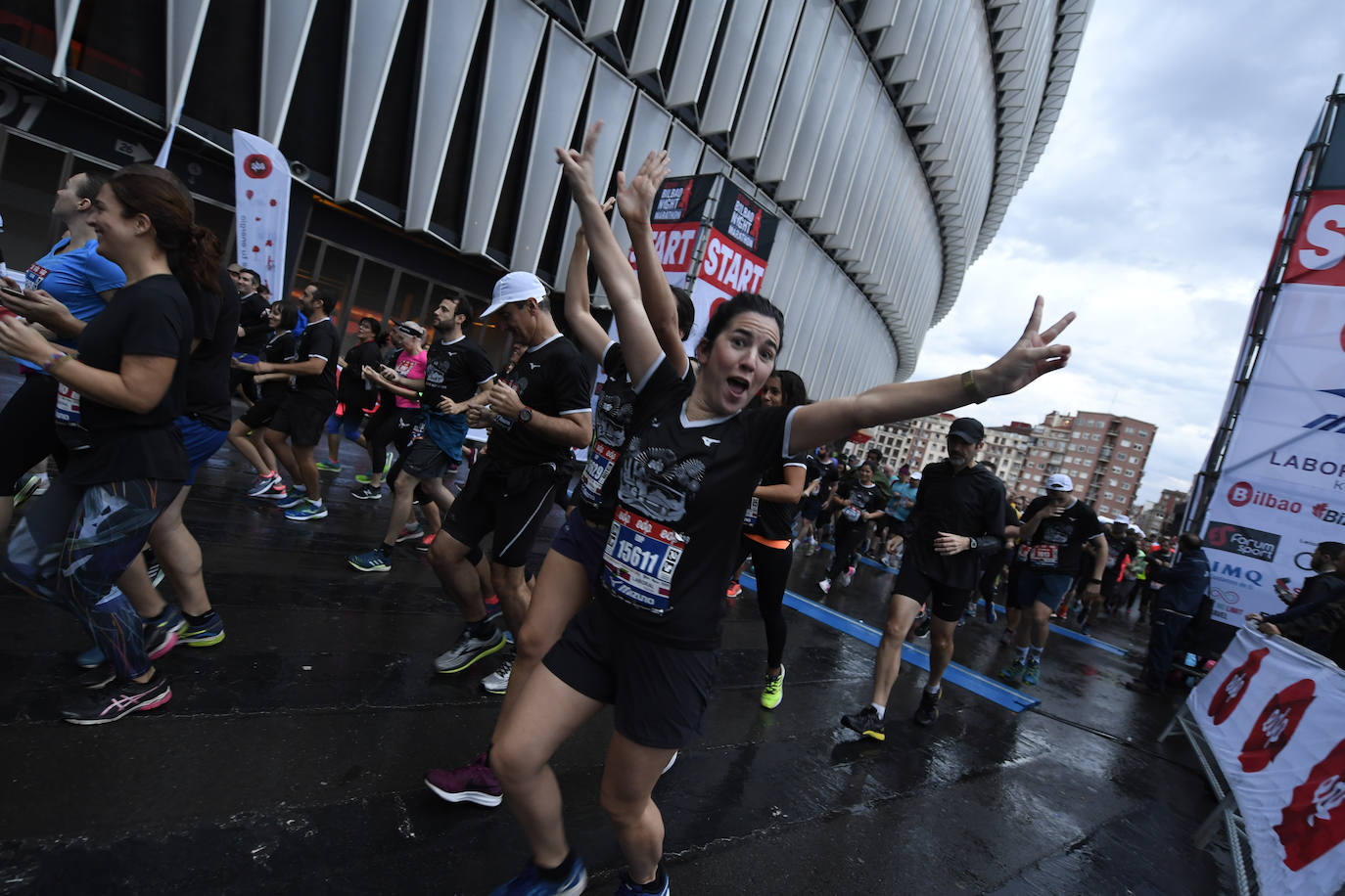 Fotos: Maratón nocturno en Bilbao