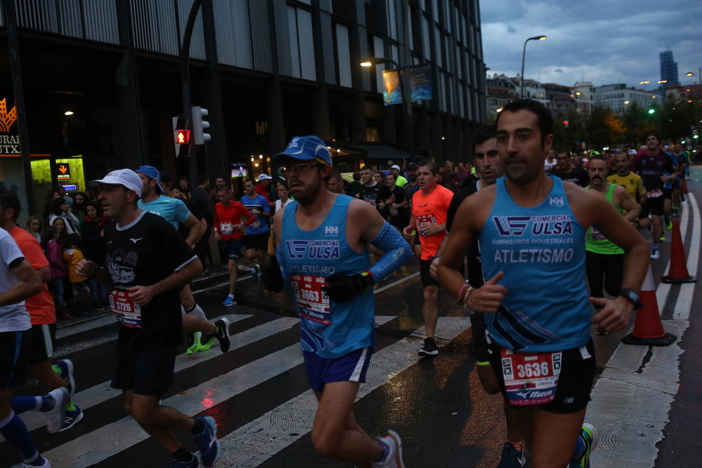 Fotos: Maratón nocturno en Bilbao