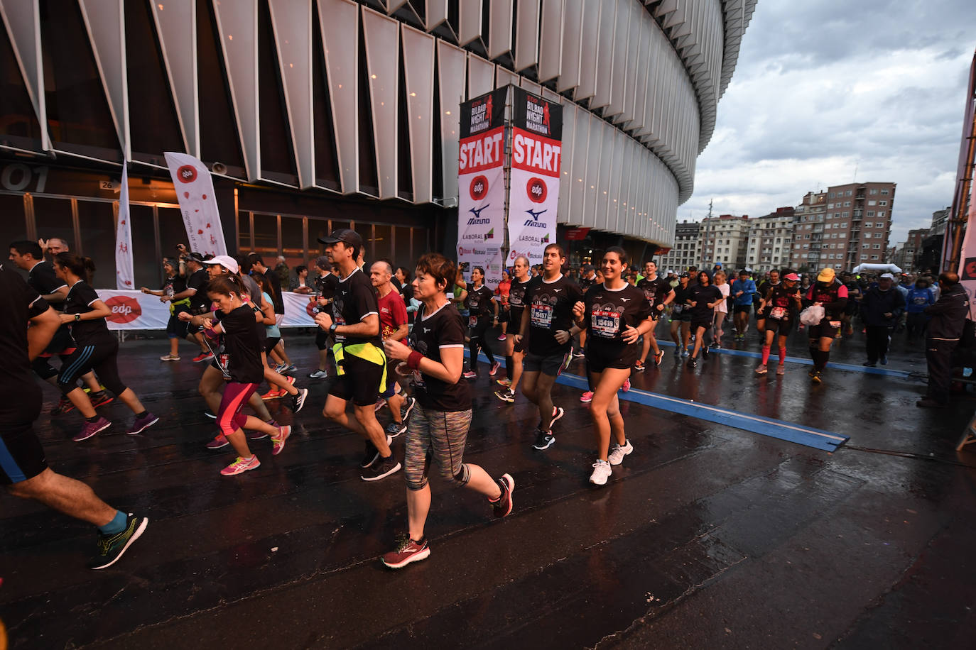 Fotos: Maratón nocturno en Bilbao