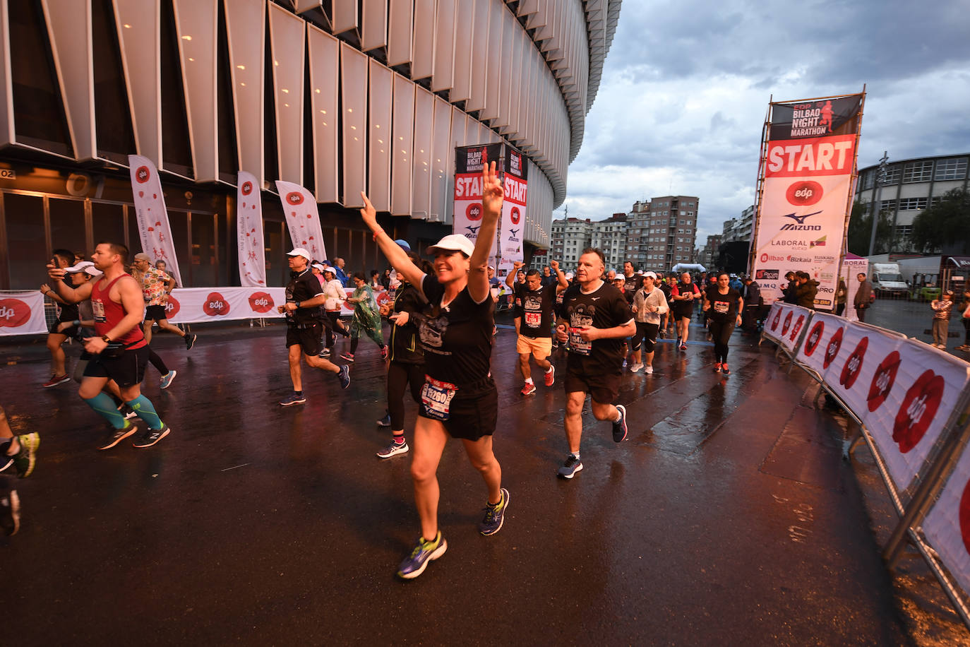 Fotos: Maratón nocturno en Bilbao