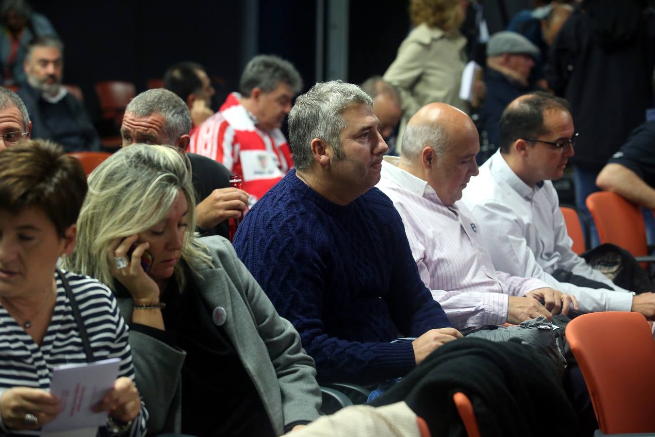 Fotos: Primera asamblea de socios compromisarios de Elizegi como presidente del Athletic