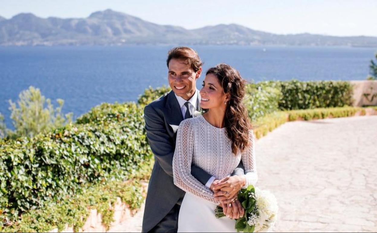 Rafa Nadal y Mery Perelló muestran las primeras fotos de su boda