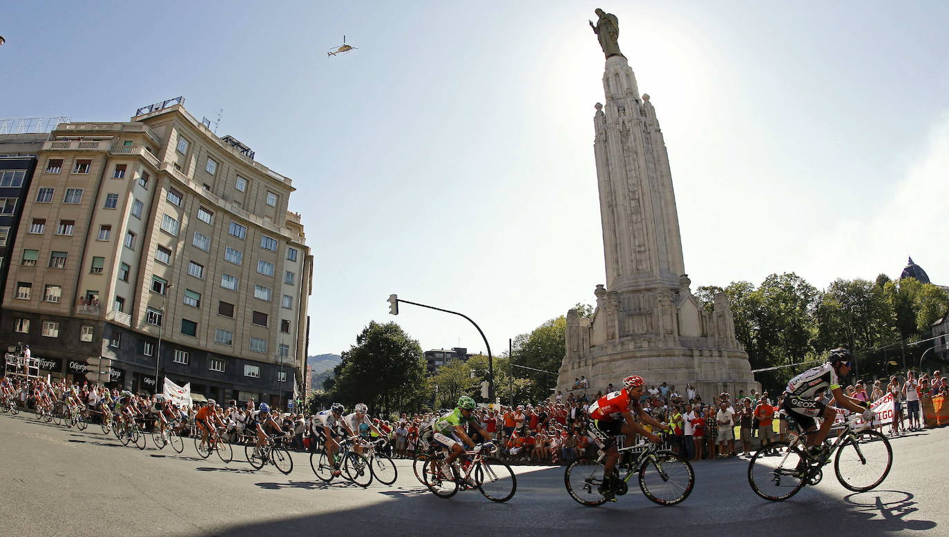 La Vuelta a su paso por Bilbao