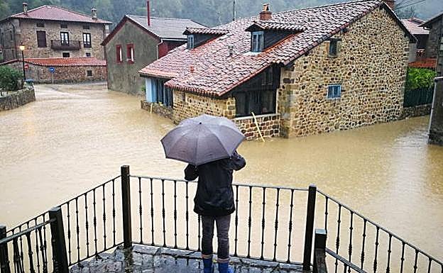 Situación en la que está el pueblo de Treceño (Valdáliga)