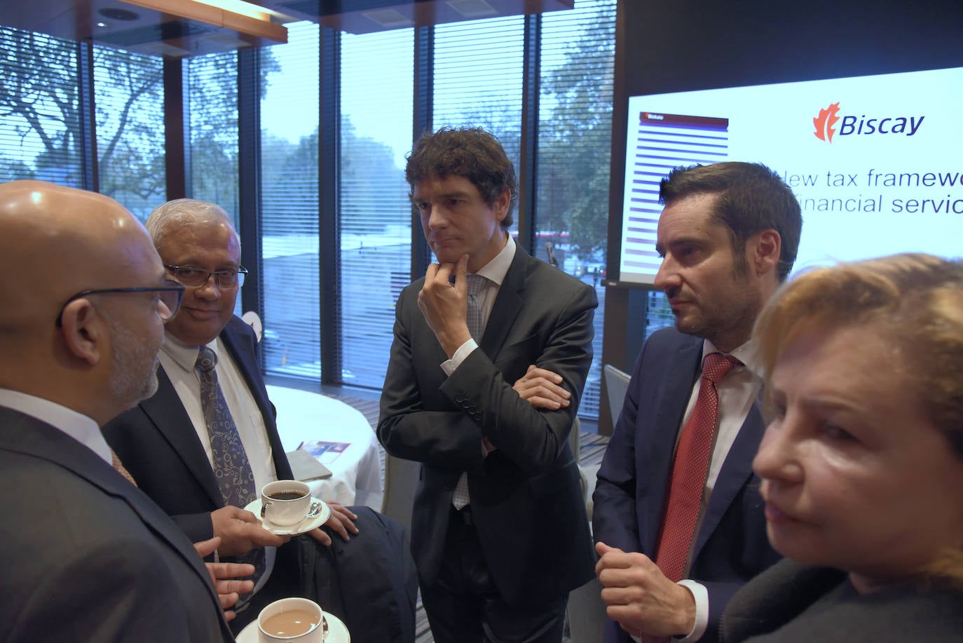 Rementeria en Londres: «Bizkaia es un puerto refugio seguro para invertir»