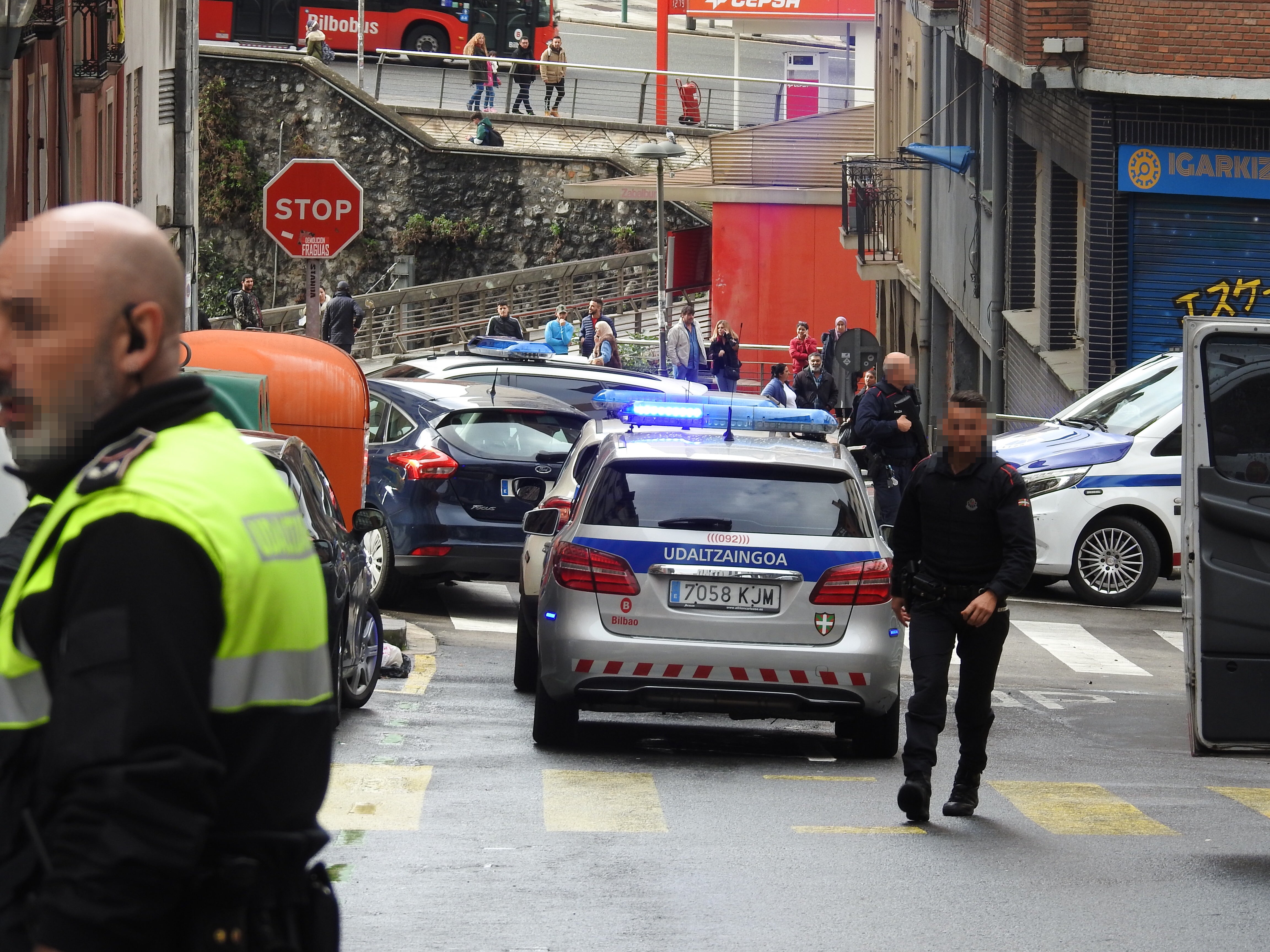 El dispositivo policial