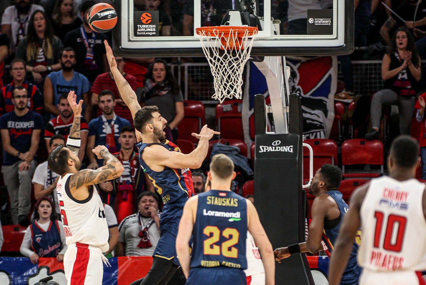 Las fotos del Baskonia - Olympiacos. 