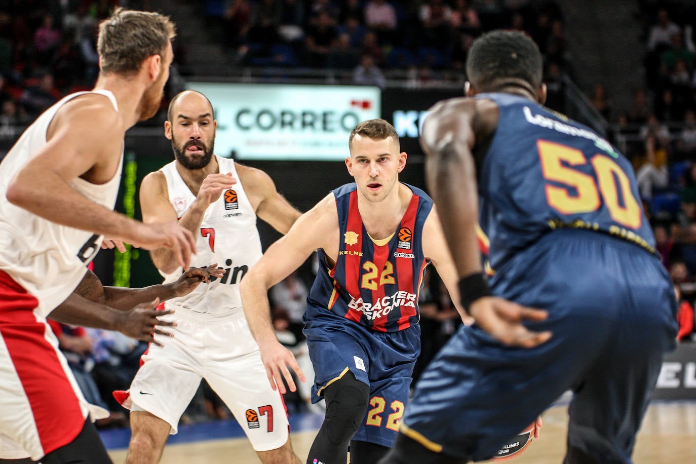 Las fotos del Baskonia - Olympiacos. 