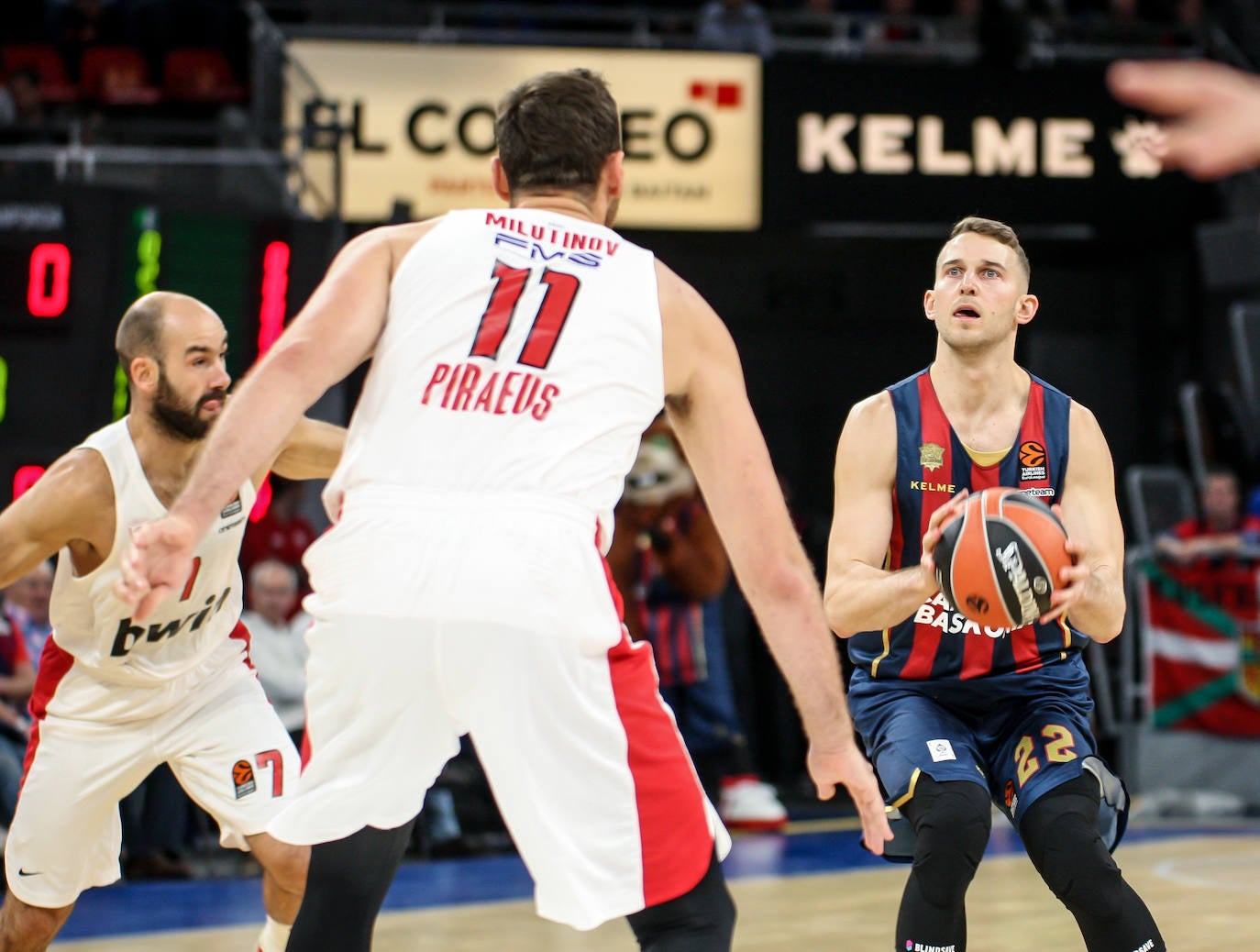 Las fotos del Baskonia - Olympiacos. 