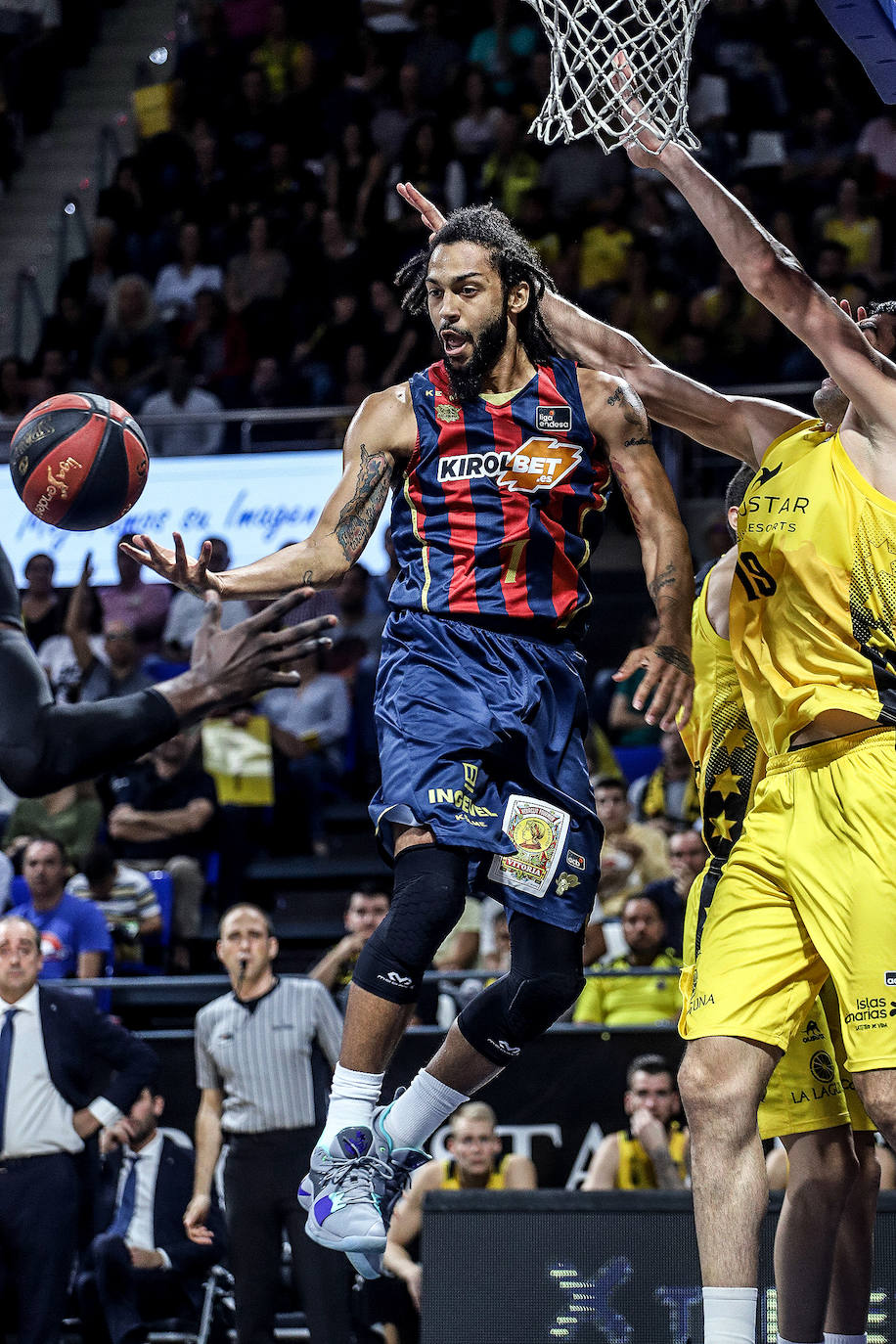 Un lance del partido. 