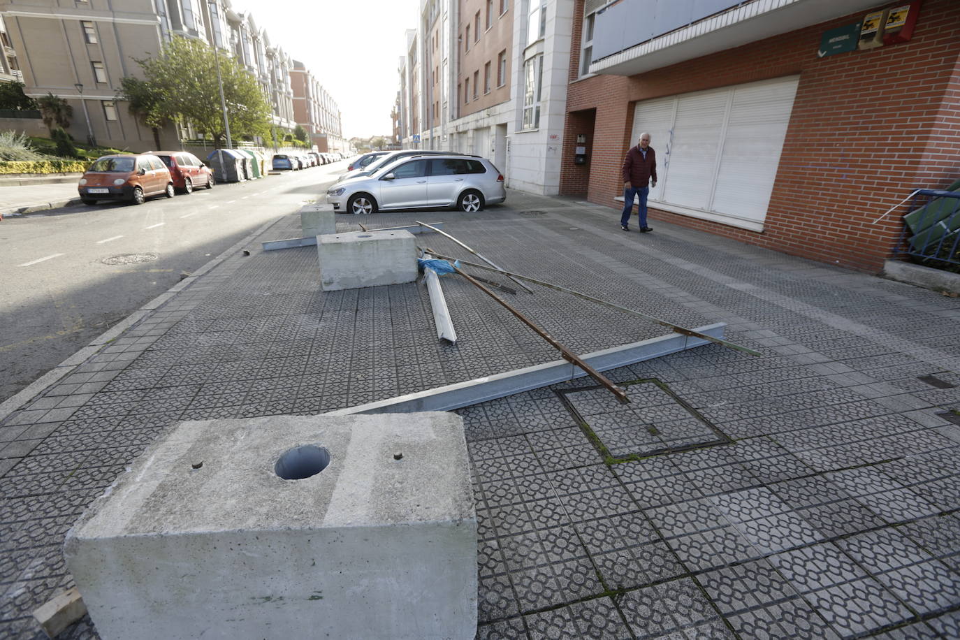 Fotos: Las imágenes del viento en Bizkaia