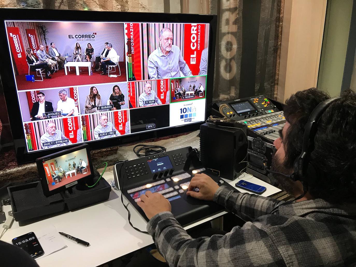 Fotos: Debate de los cabezas de lista por Bizkaia en EL CORREO