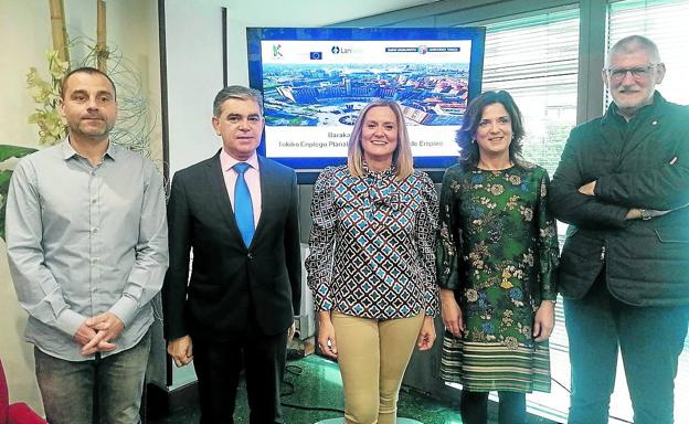 Juan Antonio Pizarro, Marcos Muro, Amaia del Campo, Beatriz Artolazabal y Borja Belandia. 