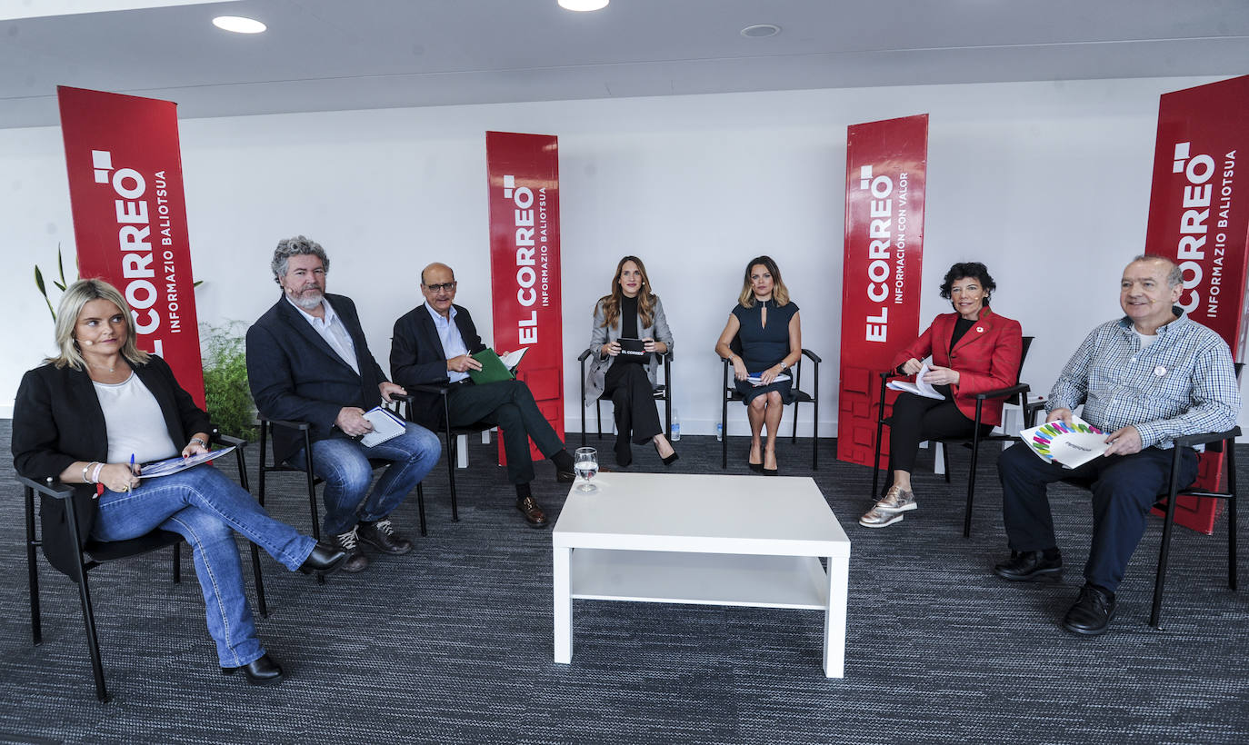 Fotos: Debate de los cabezas de lista por Álava en EL CORREO