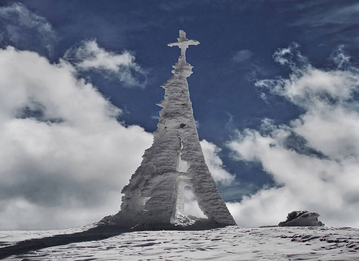 La cruz del Gorbea.