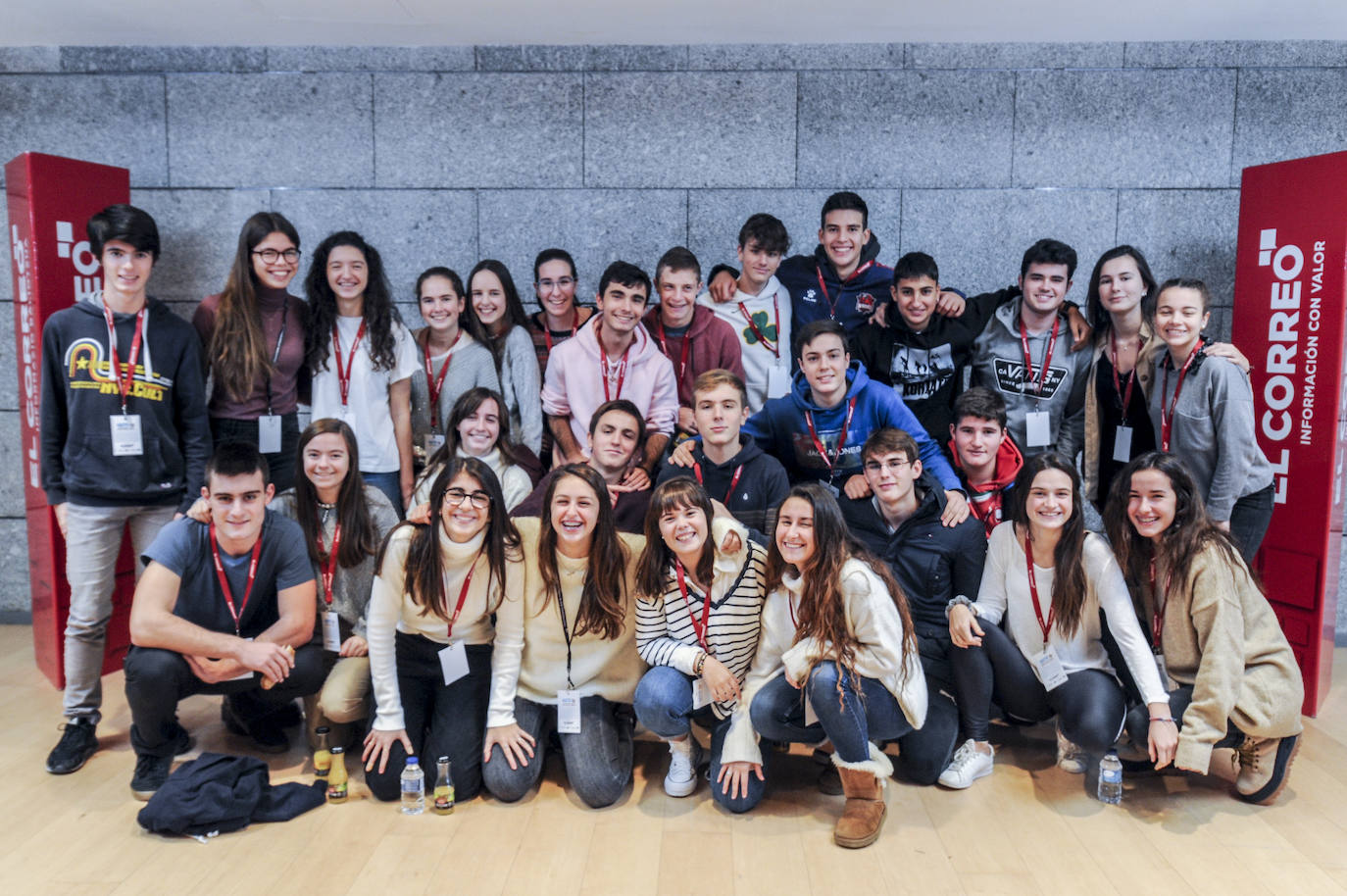 Los estudiantes de 1º A de Olabide no faltaron a la VI edición de Gazte Up. 