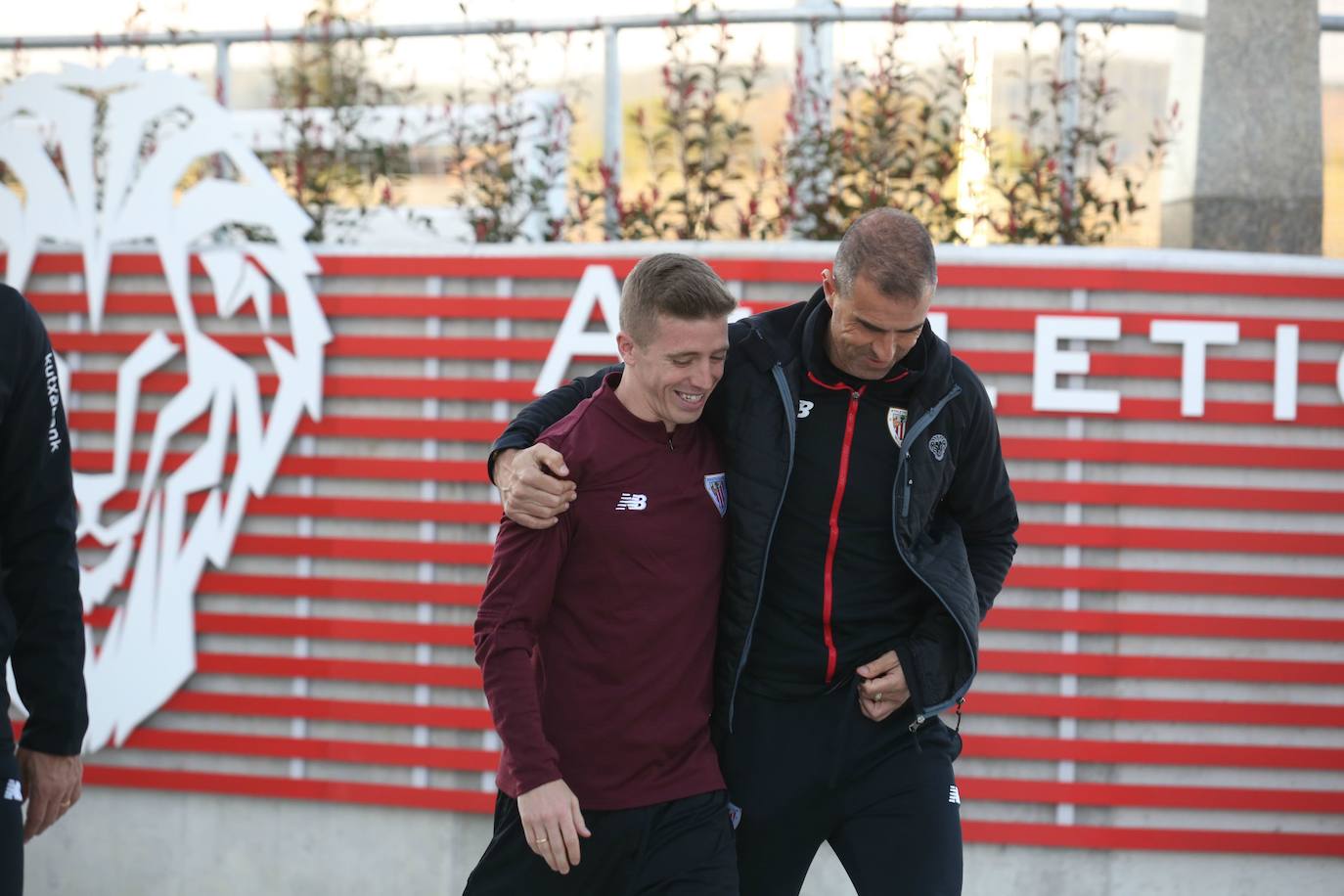 Muniain y Garitano en una foto de archivo.