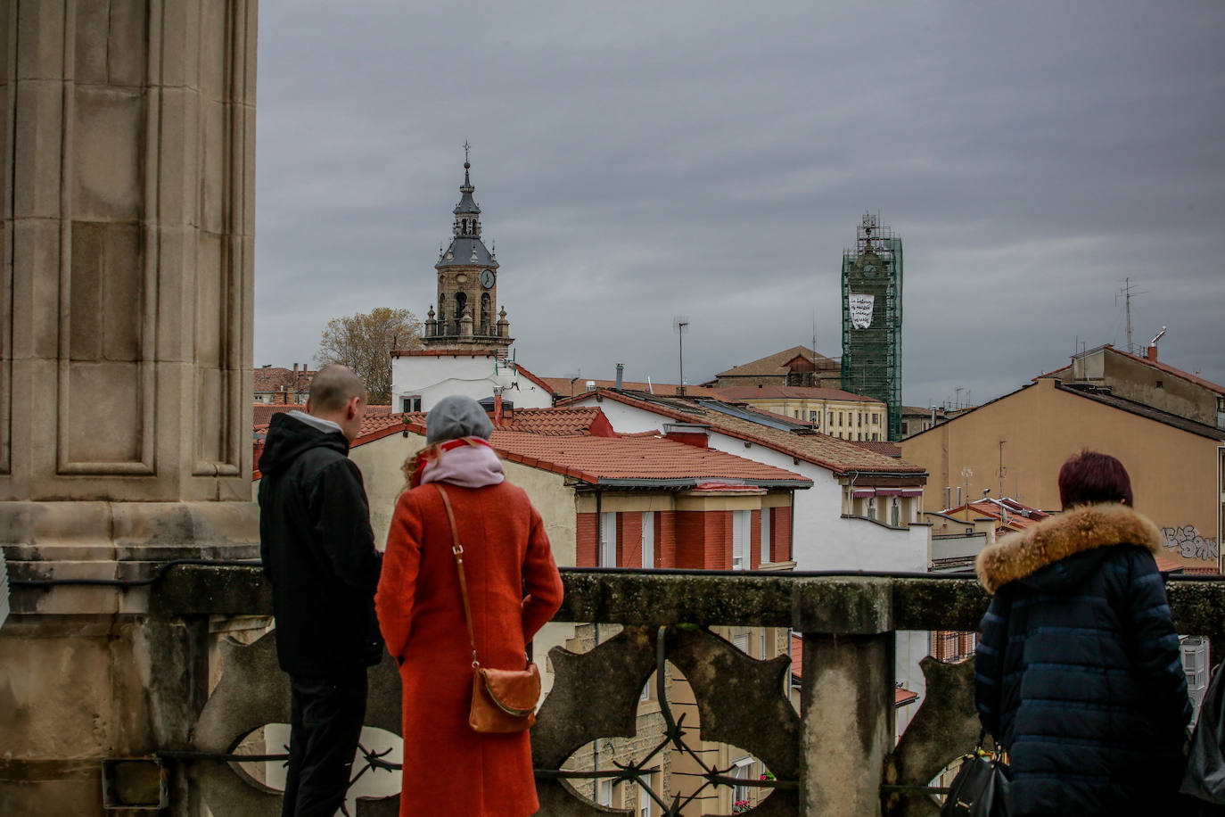 Los suscriptores de EL CORREO han podido disfrutar de unas bellas vistas desde la azotea del templo.