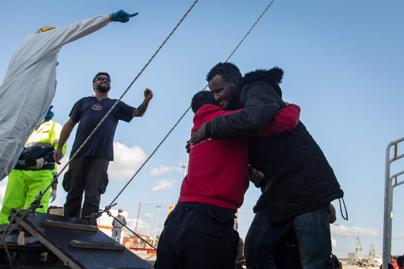Fotos: Así ha sido el desembarco del &#039;Aita Mari&#039; en Sicilia