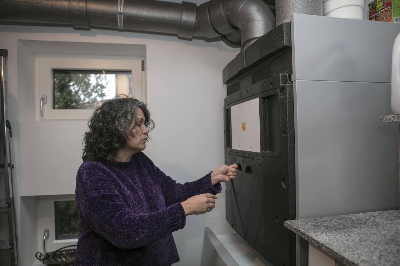 El sistema de ventilación de la 'passivhaus' permite depurar el aire del interior de la vivienda sin necesidad de que su interior pierda temperatura.