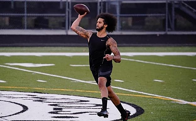 45 minutuko froga bikain burutu zuen Kaepernickek