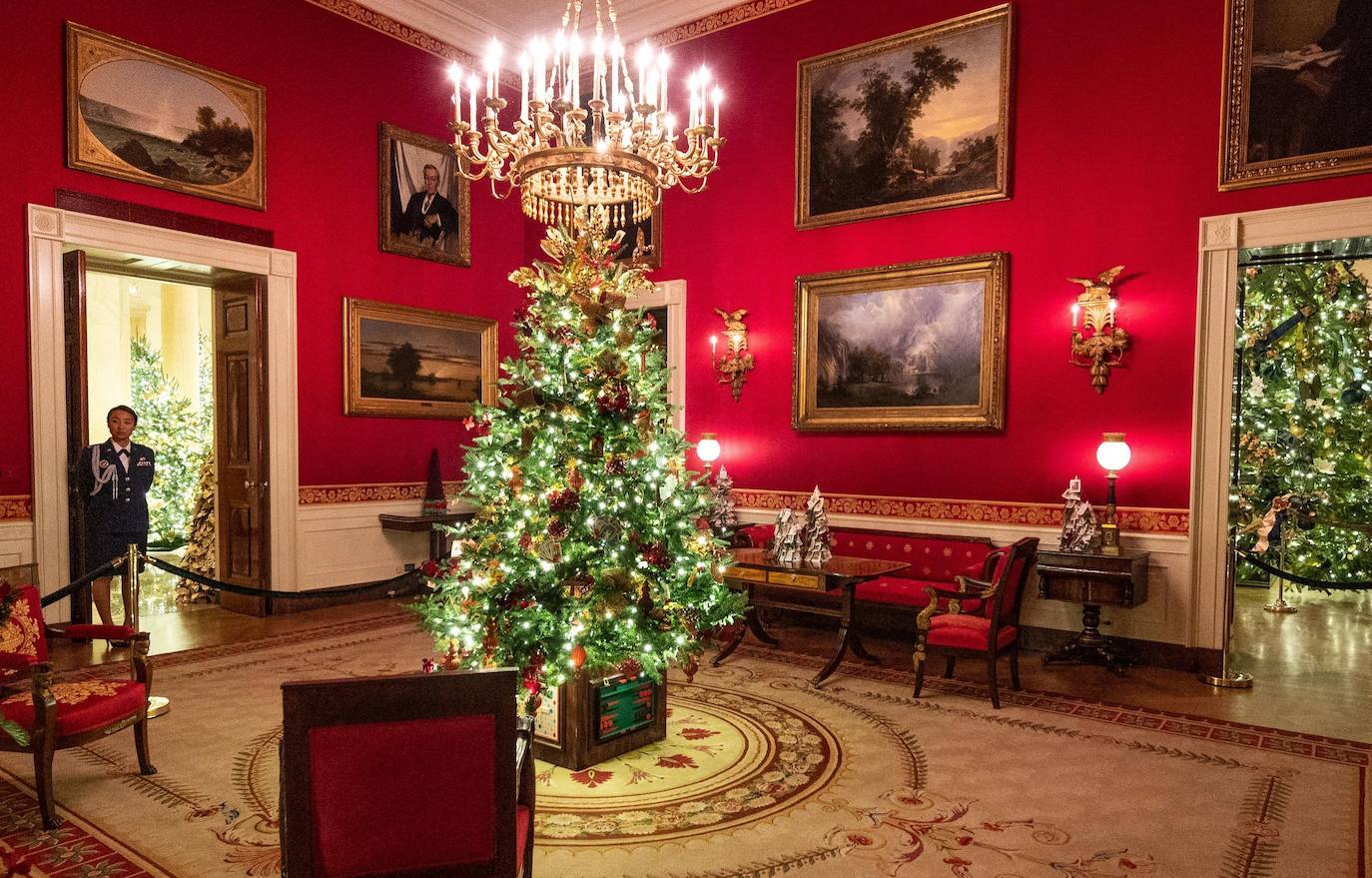 Fotos: Melania redecora la Casa Blanca por Navidad