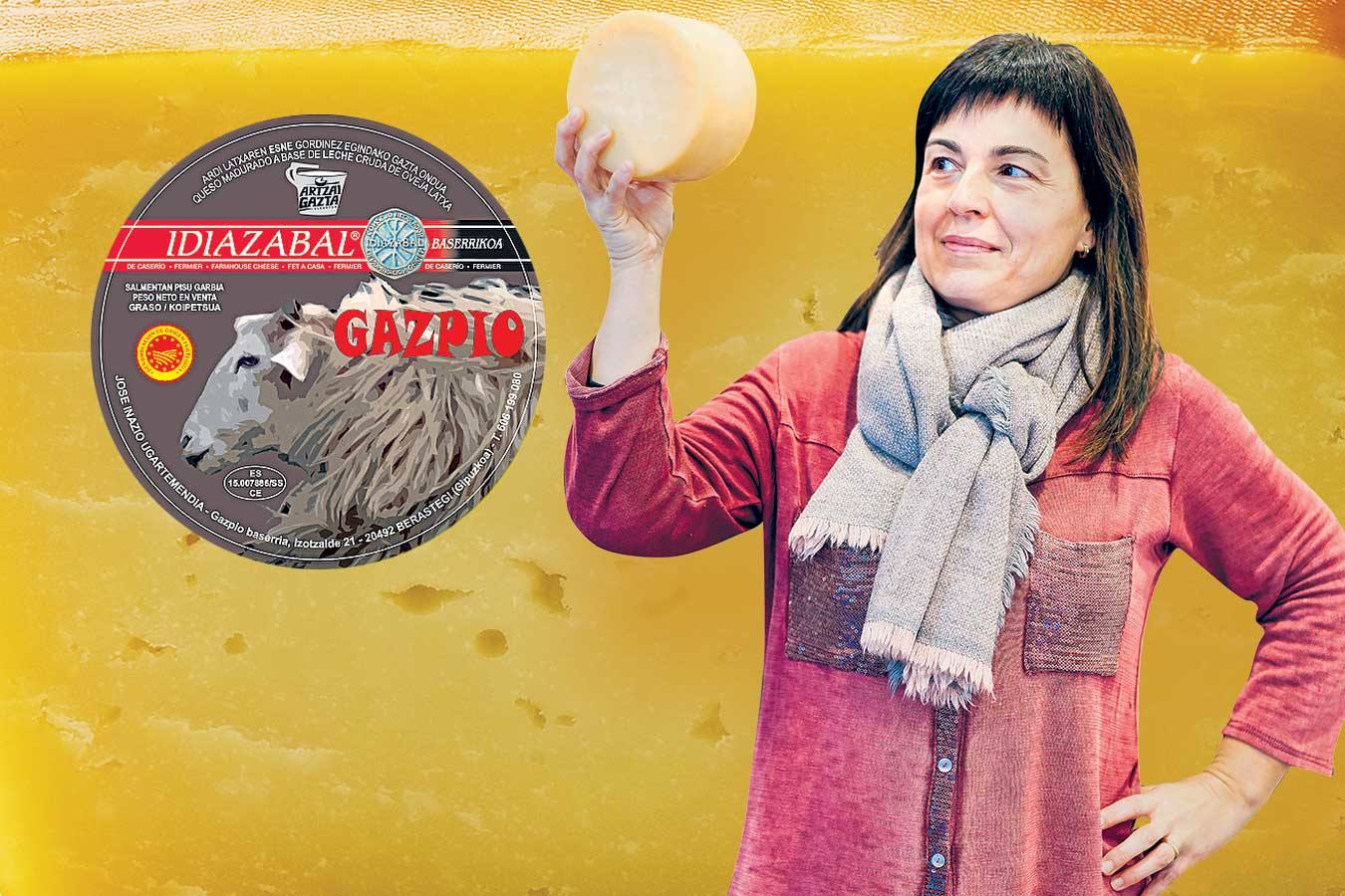 GAZPIO | Ainhoa Arregi | Presentaron cinco quesos, obtuvieron cuatro reconocimientos: dos platas (en queso duro de oveja e Idiazabal), un bronce en queso protegido por DO y un oro en producción inferior a dos. Dirección Gazpio baserria. Bº Izotzalde, 21. Berastegi (Gipuzkoa).