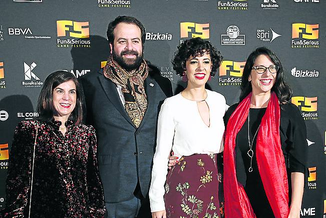 Victoria Tejero, José Arcas, Bianca Ruano y Sandra Samper. 