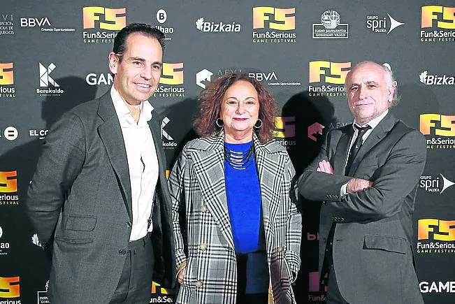 Gerva Vallejo, Sandra Barrutia y José Félix Ruiz. 