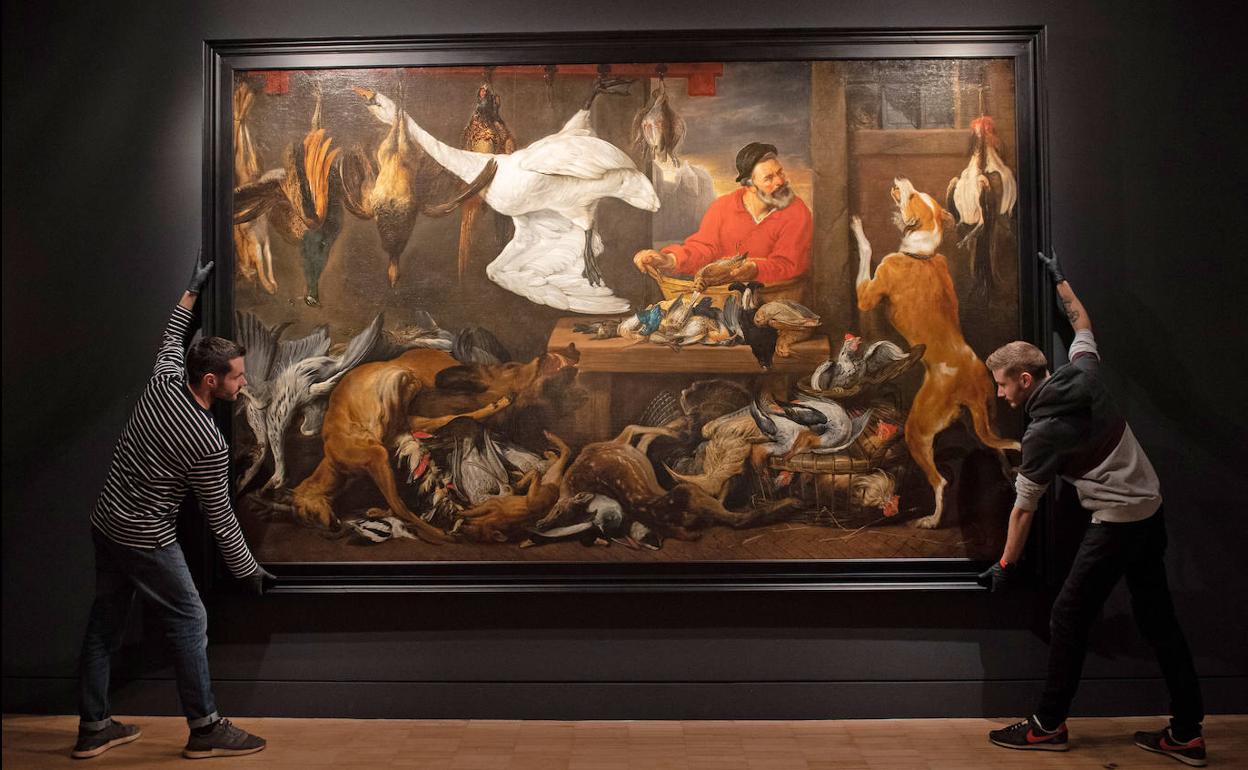 The Fowl Market (Hegaztien Merkatua) obra.