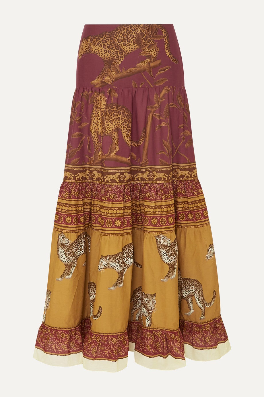 Falda con estampado animal, de Johanna Ortiz (990 euros).