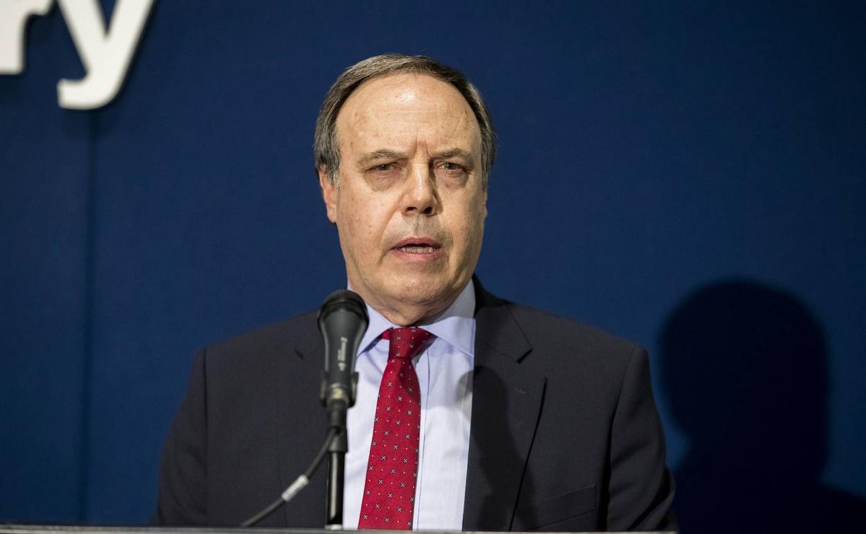 El del jefe del grupo parlamentario de DUP, Nigel Dodds