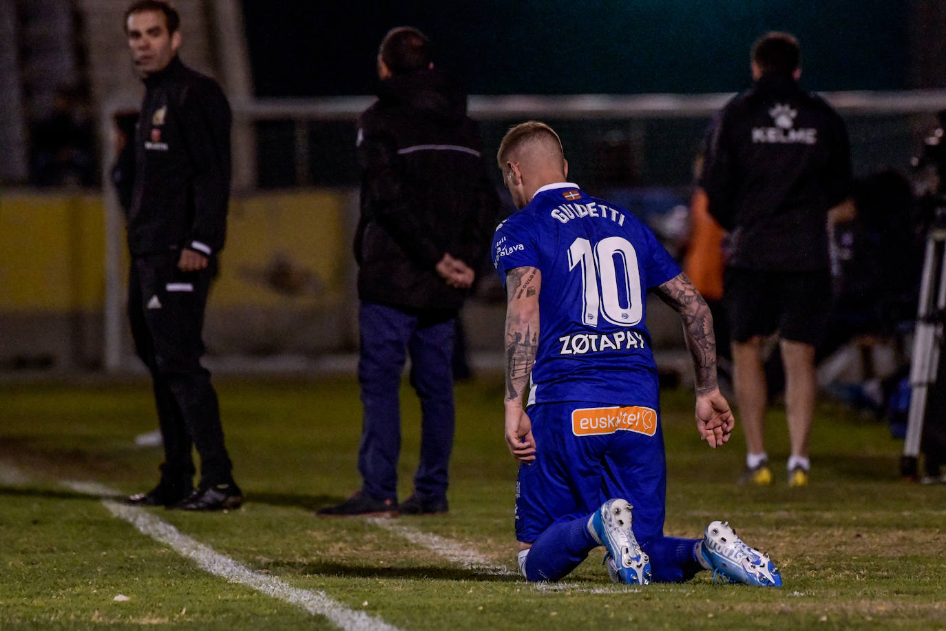 Guidetti, en el partido de Jaén. 