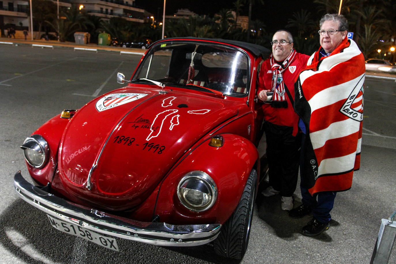 Aficionados al Athletic de muchos puntos de España se dan cita en Alicante