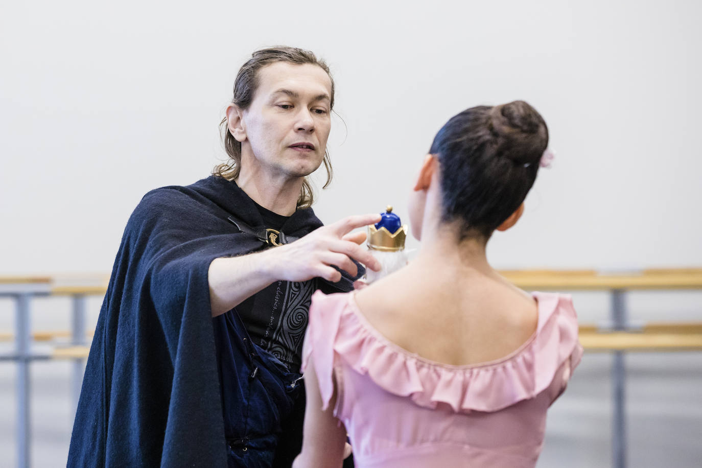 Fotos: Alumnos del conservatorio de danza ensayan &#039;El Cascanueces&#039; de la mano del Ballet de San Petersburgo