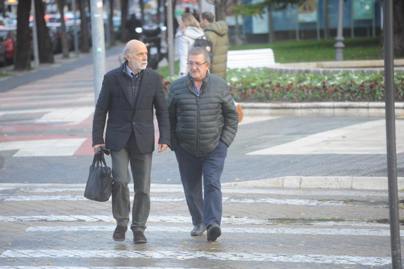 Aitor Tellería ha llegado acompañado de su abogado.